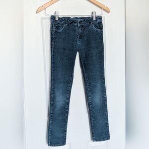 Joe Fresh Girls' (Size 10) Blue Adjustable Waist Corduroy Pants/Jeans/Bottoms